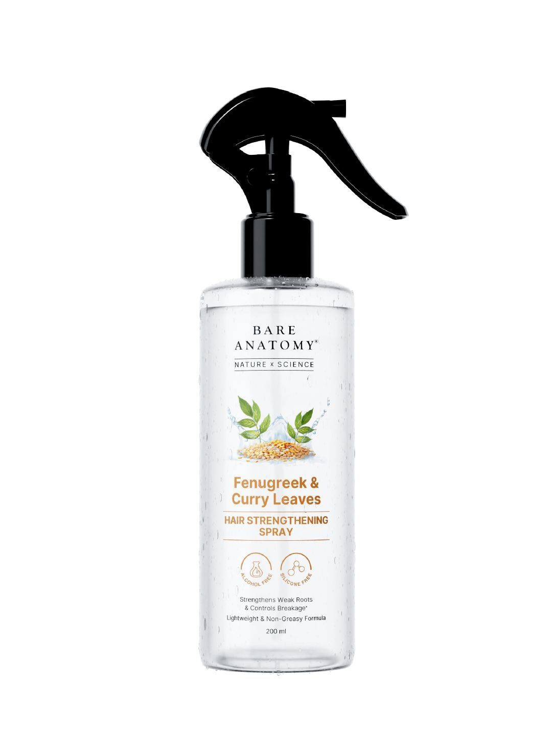Bare Anatomy Fenugreek & Curry Leaves Hair Strengthening Spray - 200 ml-picture-34