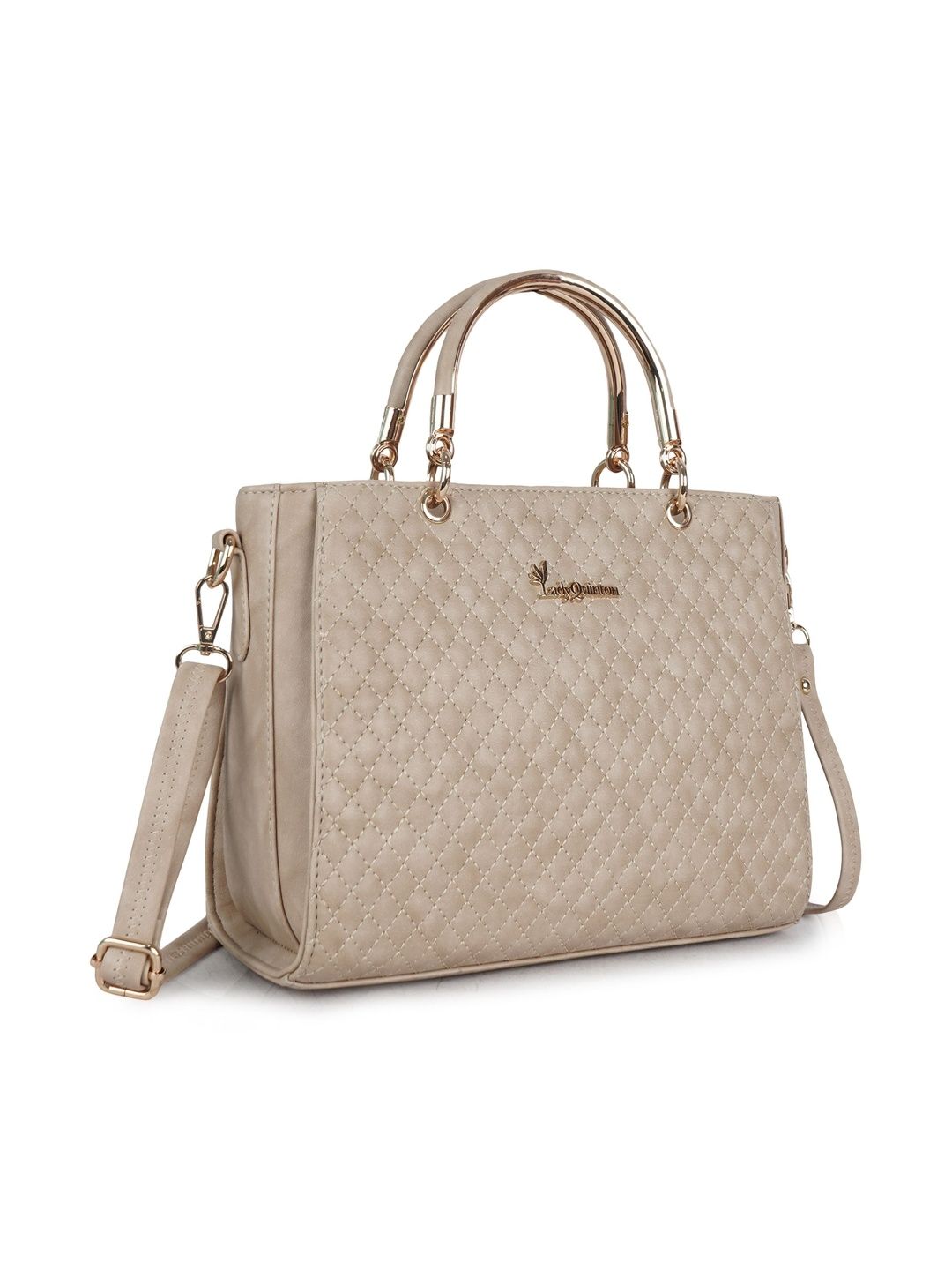 LADY QUINTON Structured Handheld Bag with Quilted-picture-41