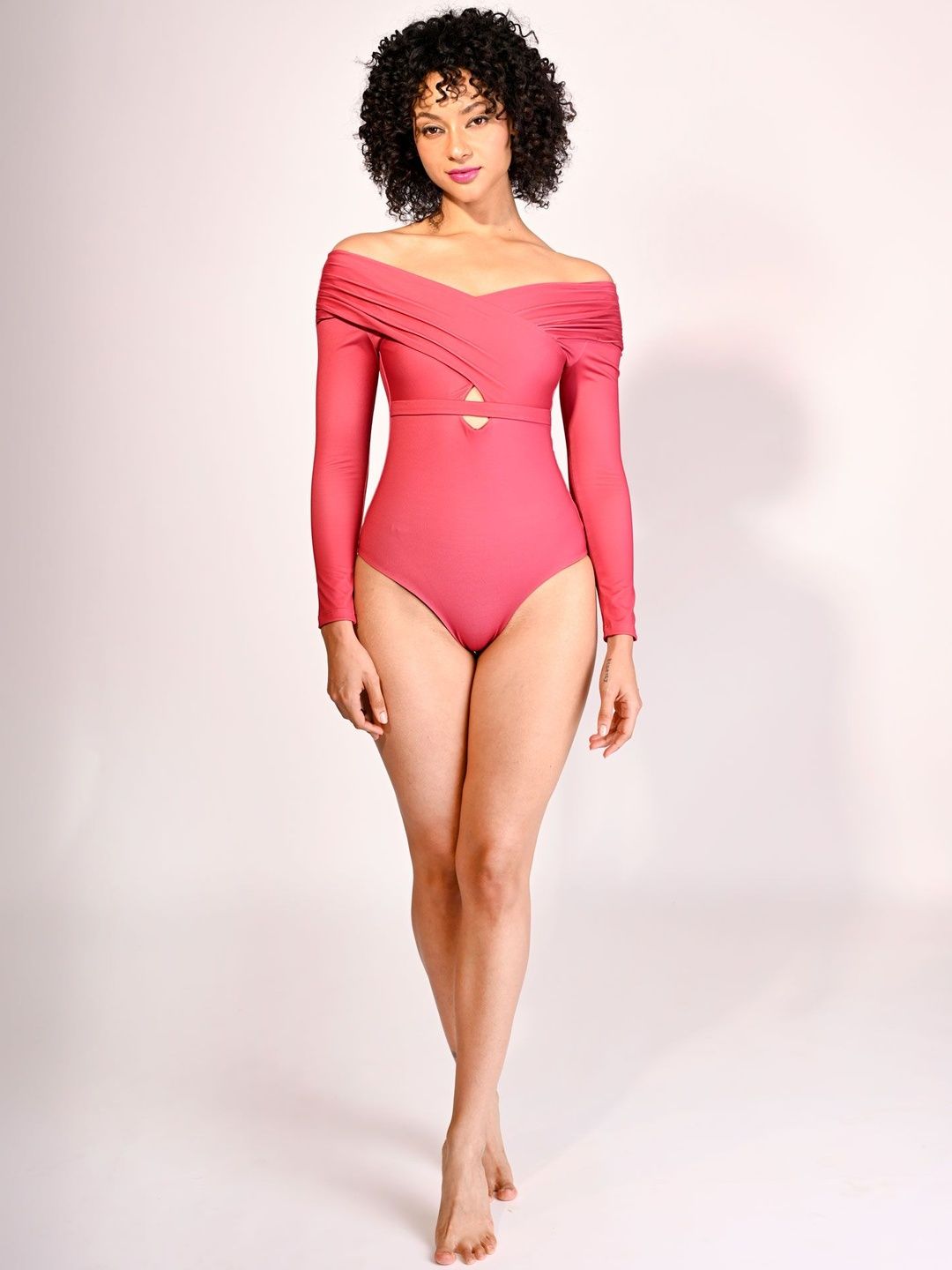 TROVE - 365 Days of Summer V-Neck Bodysuit-image-1