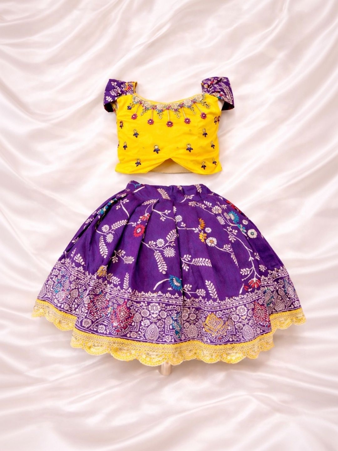 Babypattu Embroidered Round Neck Fit and Flare Dresses-picture-45
