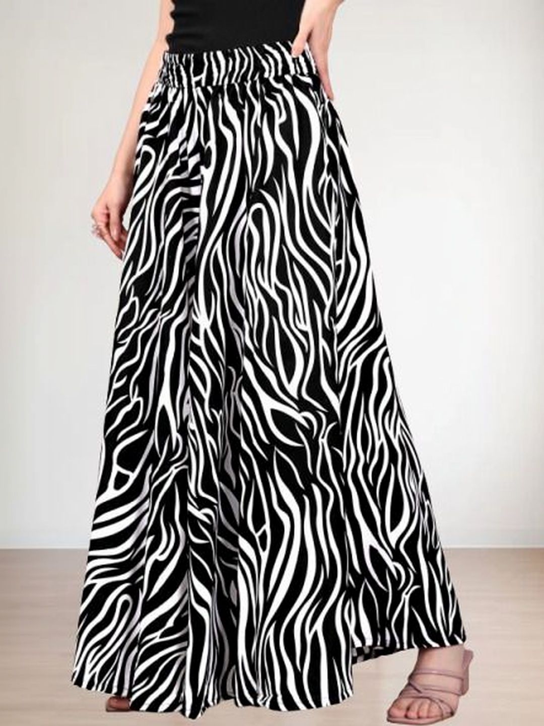 SCUBE DESIGNS Women Animal Printed Palazzos-image-35