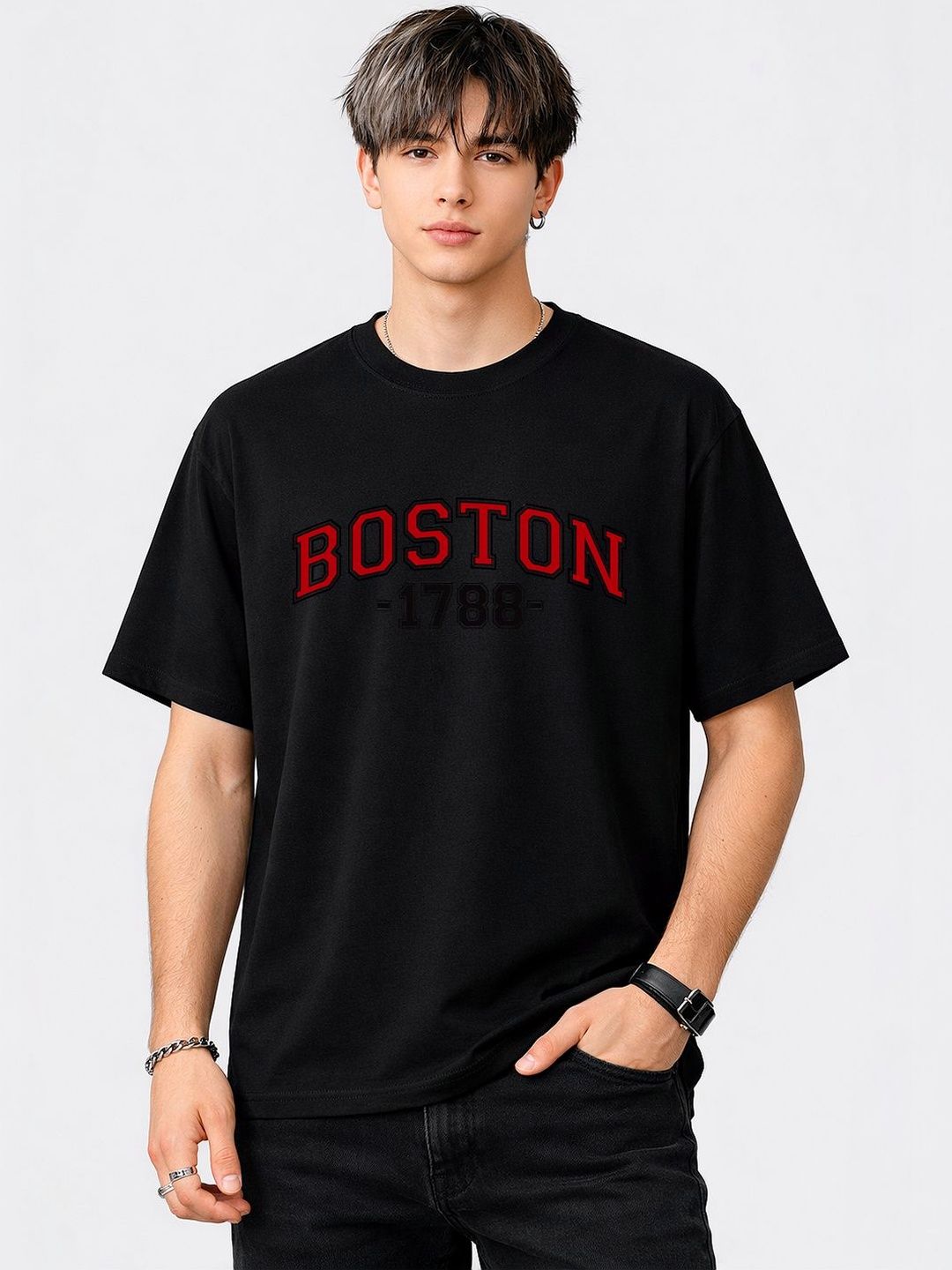 Moda Rapido Men Typography Printed T-shirt-picture-26