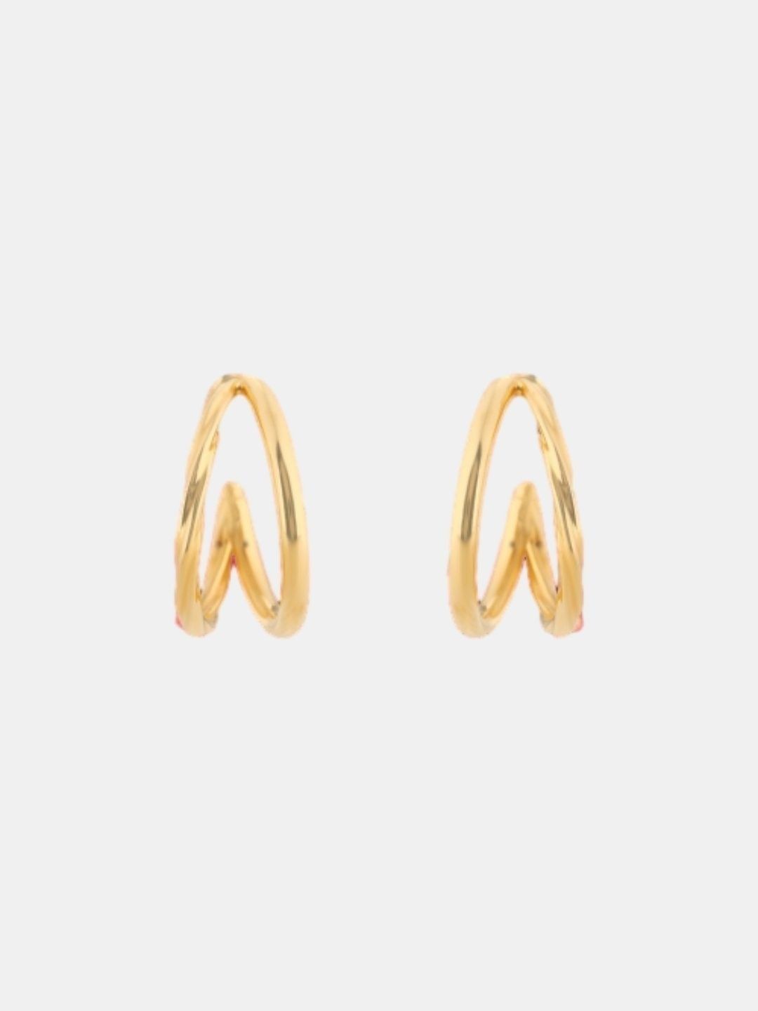 C KRISHNIAH CHETTY JEWELLERS PVT LTD 22KT Gold Earrings - 9.31 g-picture-14