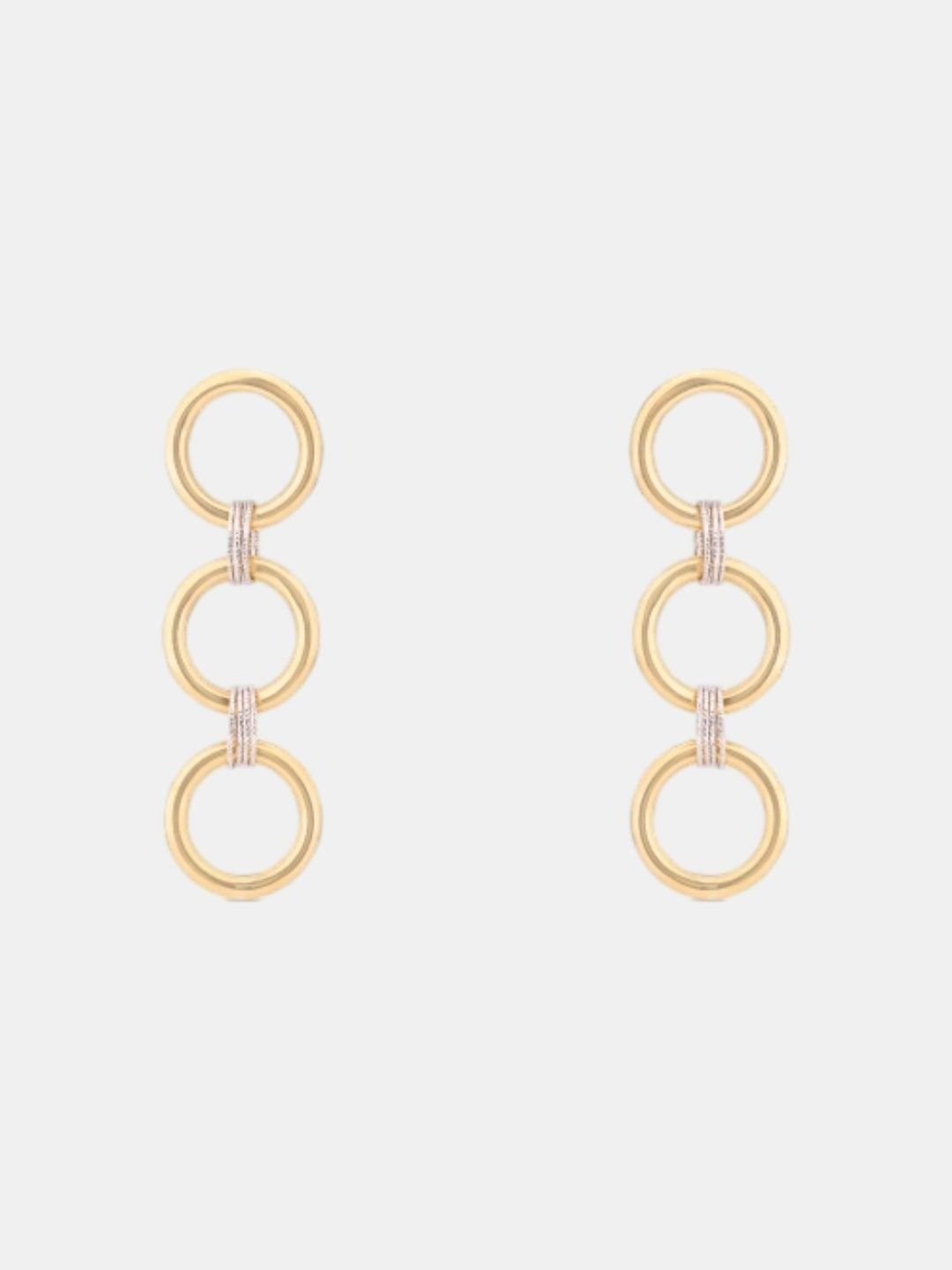 C KRISHNIAH CHETTY JEWELLERS PVT LTD 18KT Gold Earrings - 10.29 g-picture-48