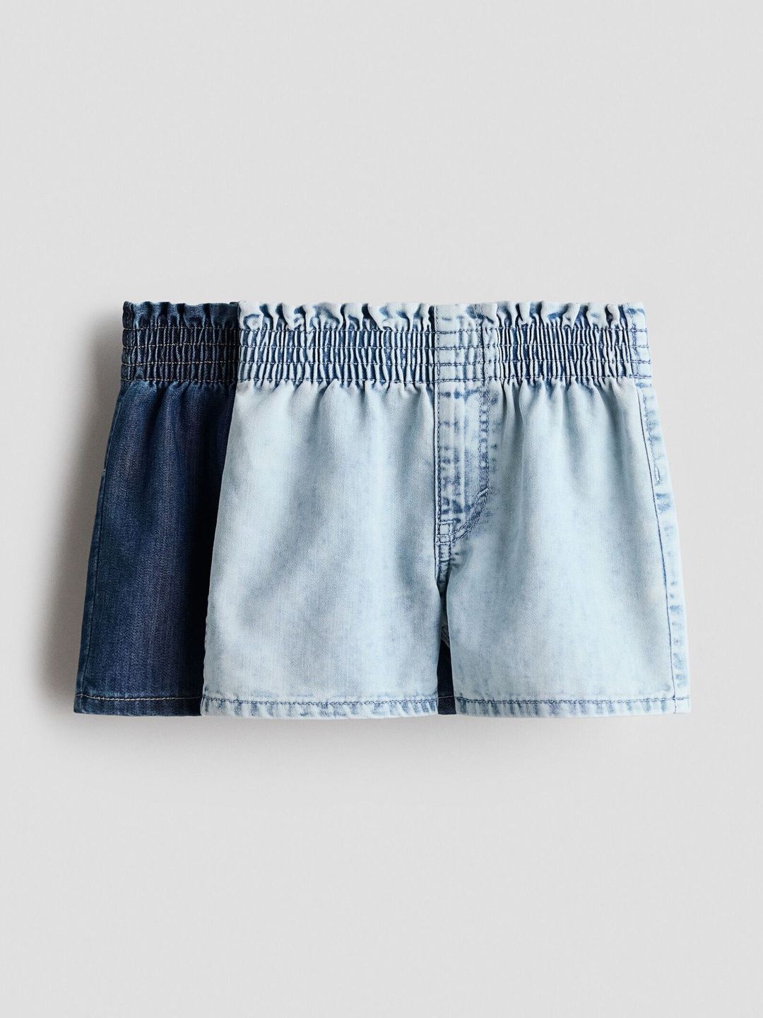 H&M 2-Pack Denim Paper Bag Shorts-picture-55