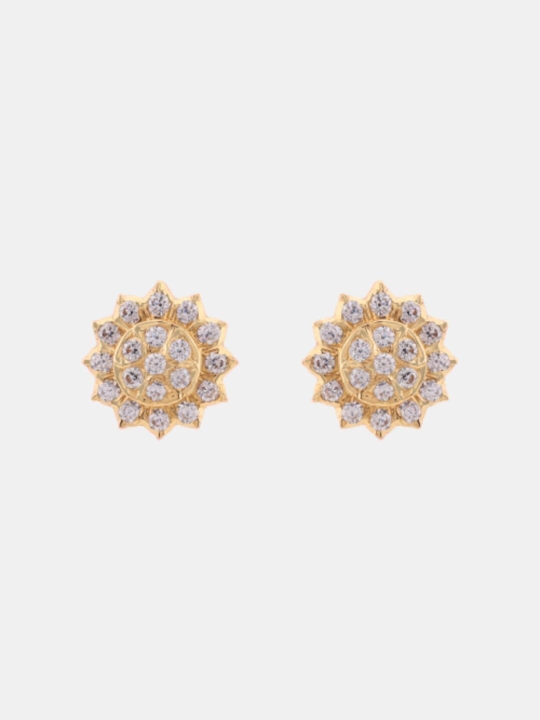 C KRISHNIAH CHETTY JEWELLERS PVT LTD 22KT Gold Earrings - 8.13 g-image-35