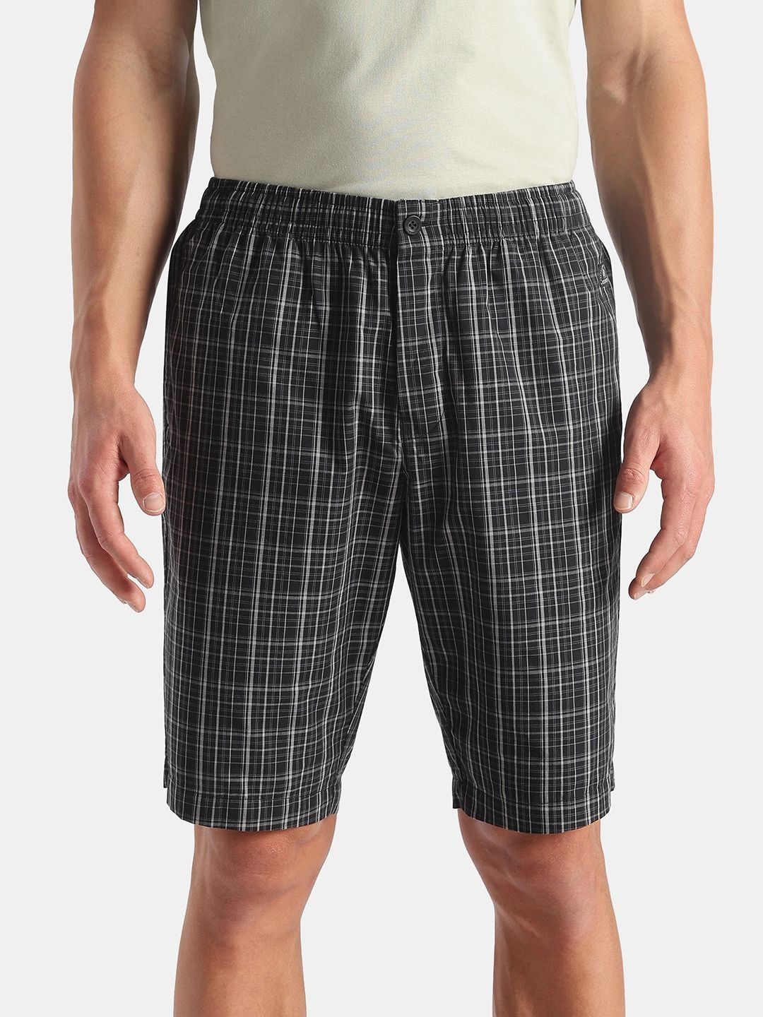 Jockey Men Checked Technology Shorts-picture-33