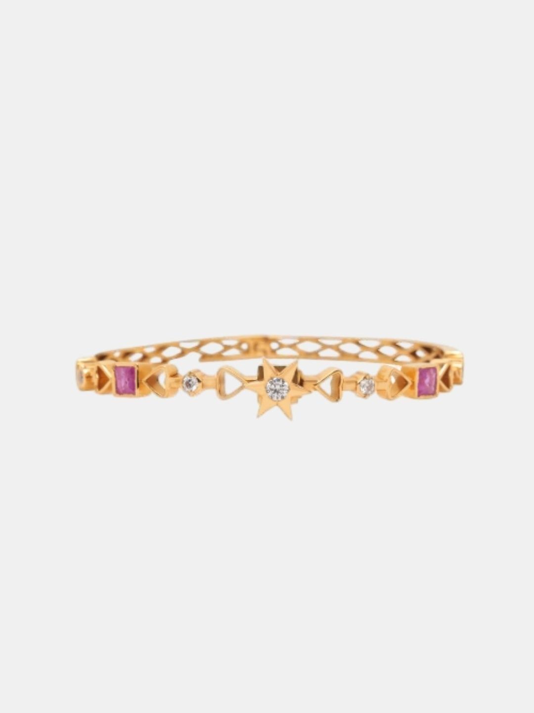 C KRISHNIAH CHETTY JEWELLERS PVT LTD 22KT Gold Bracelet - 21.98 g-picture-52