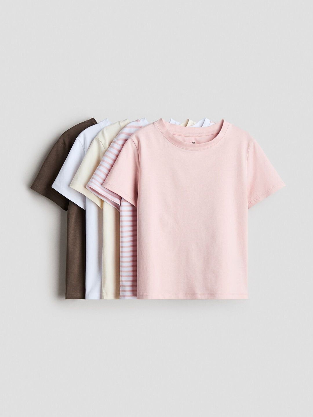 H&M 5-Pack Cotton T-Shirts