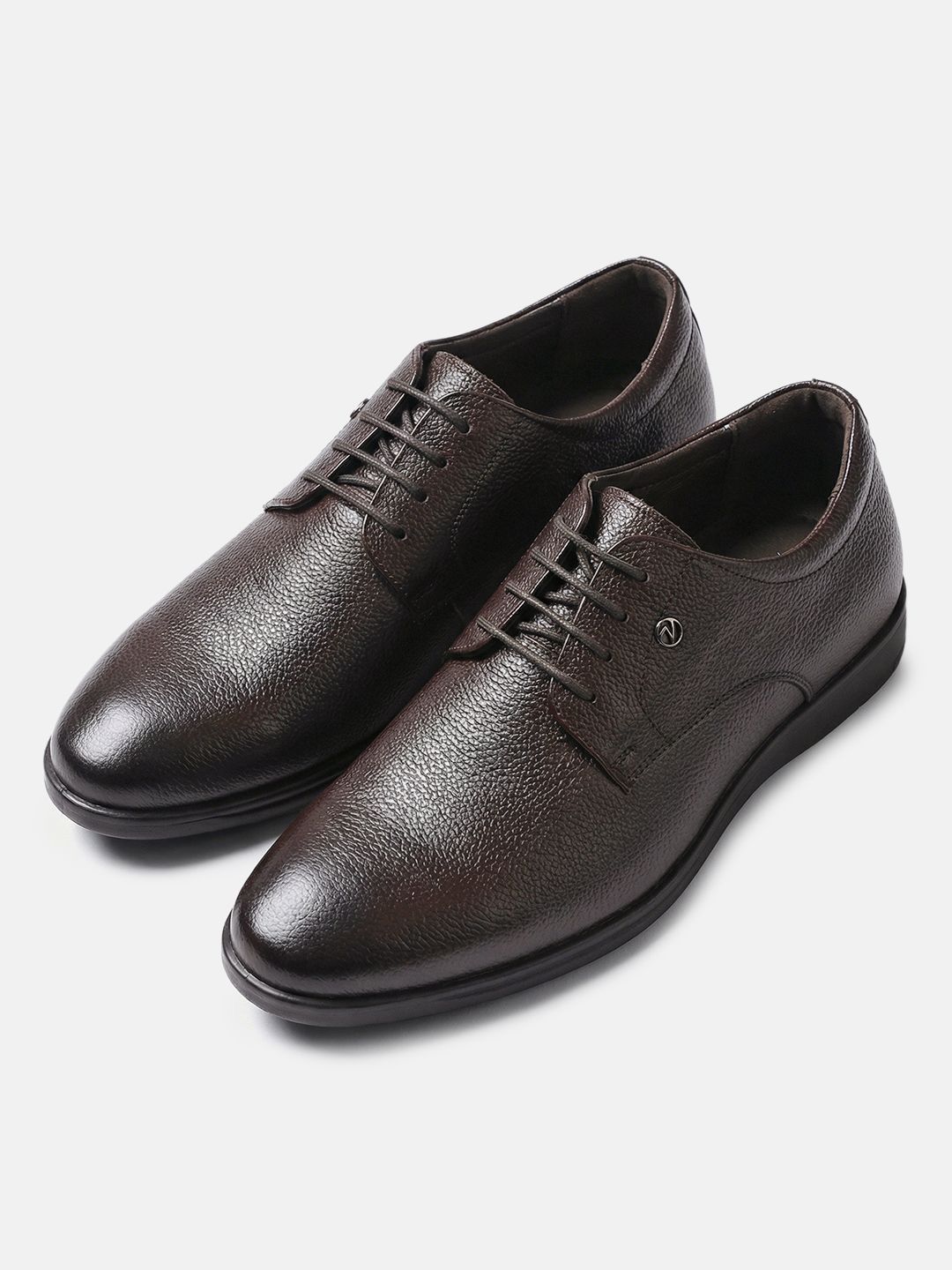 Van Heusen Men Textured Formal Derby Shoes-picture-24