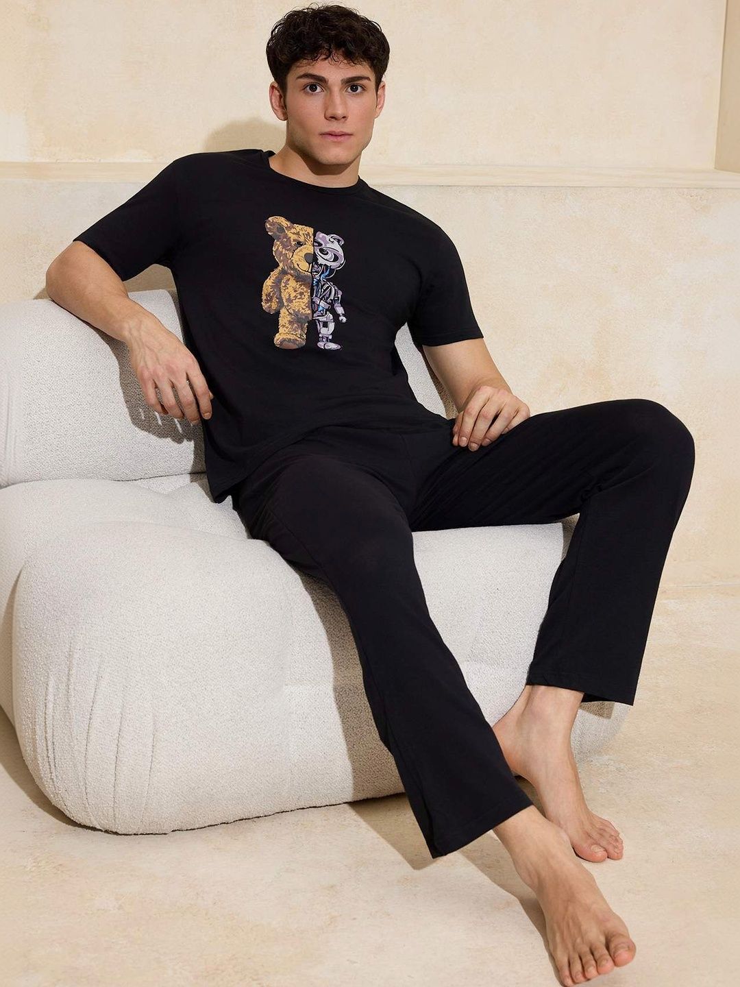 Trendyol Men Printed Night suit-picture-27