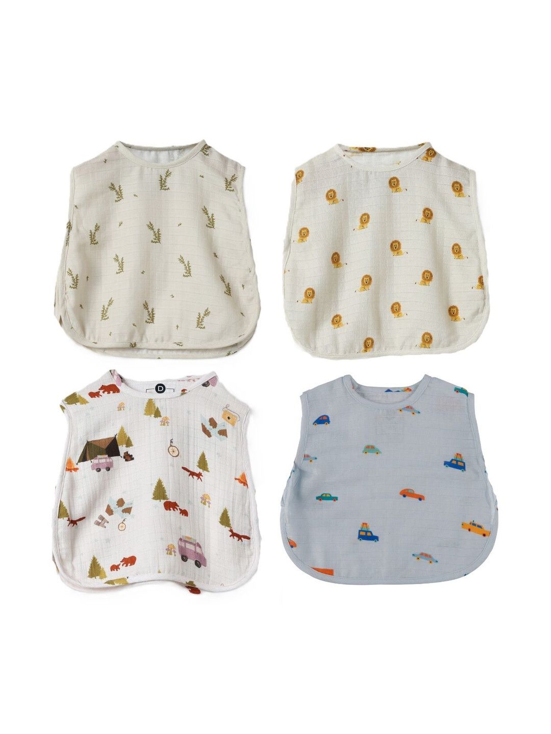 DULAAR Pack of 4 Printed Assorted Organic Cotton Jhabla-picture-16