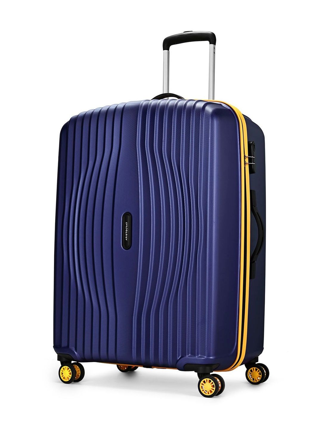 Aristocrat Vortex Plus Blue Large Hard Luggage 76cm Check-in Trolley Bag with 8 Wheels-image-32
