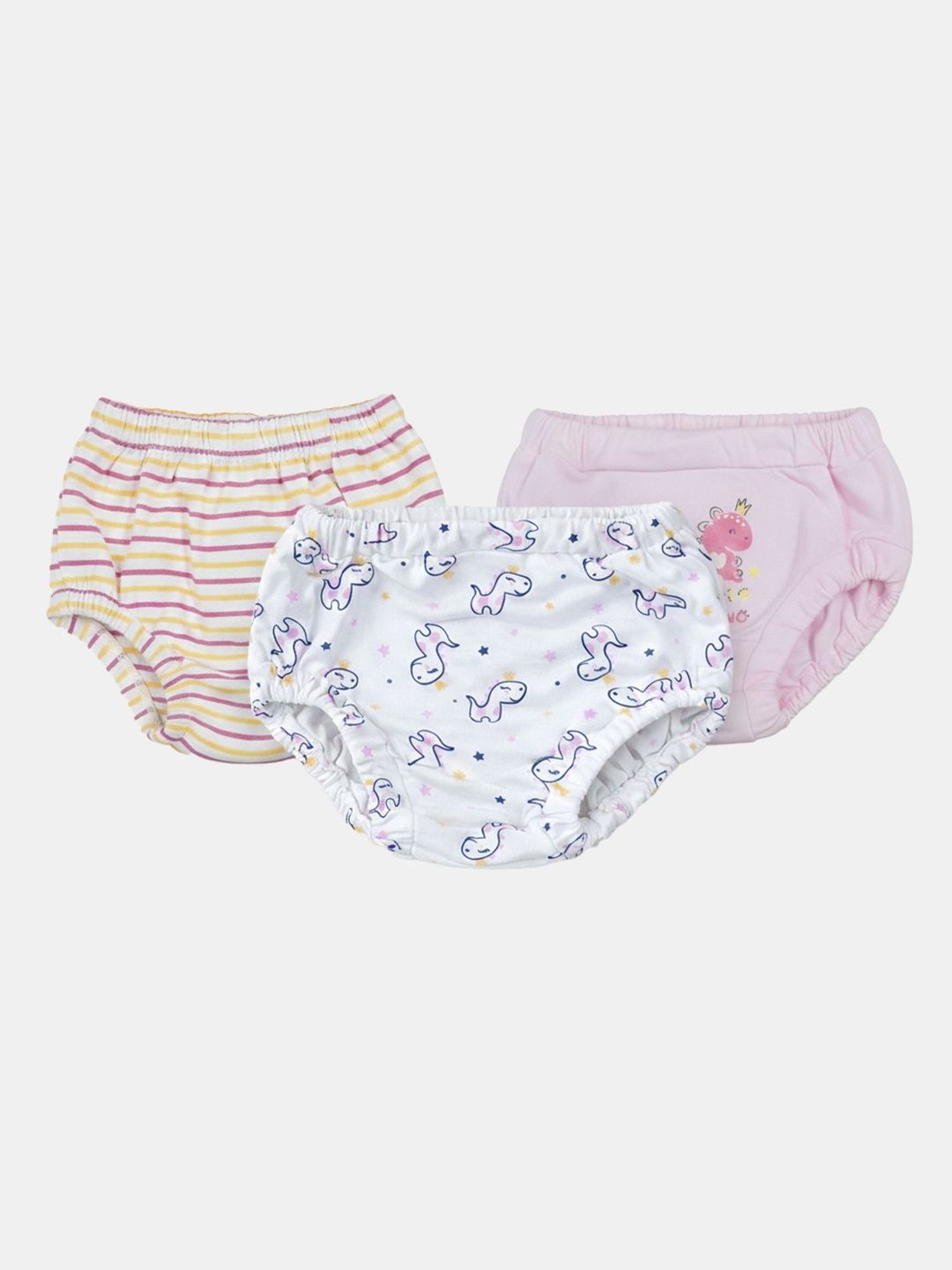 Bodycare Girls Pack of 3 Printed Assorted Cotton Blend Fashion-picture-21