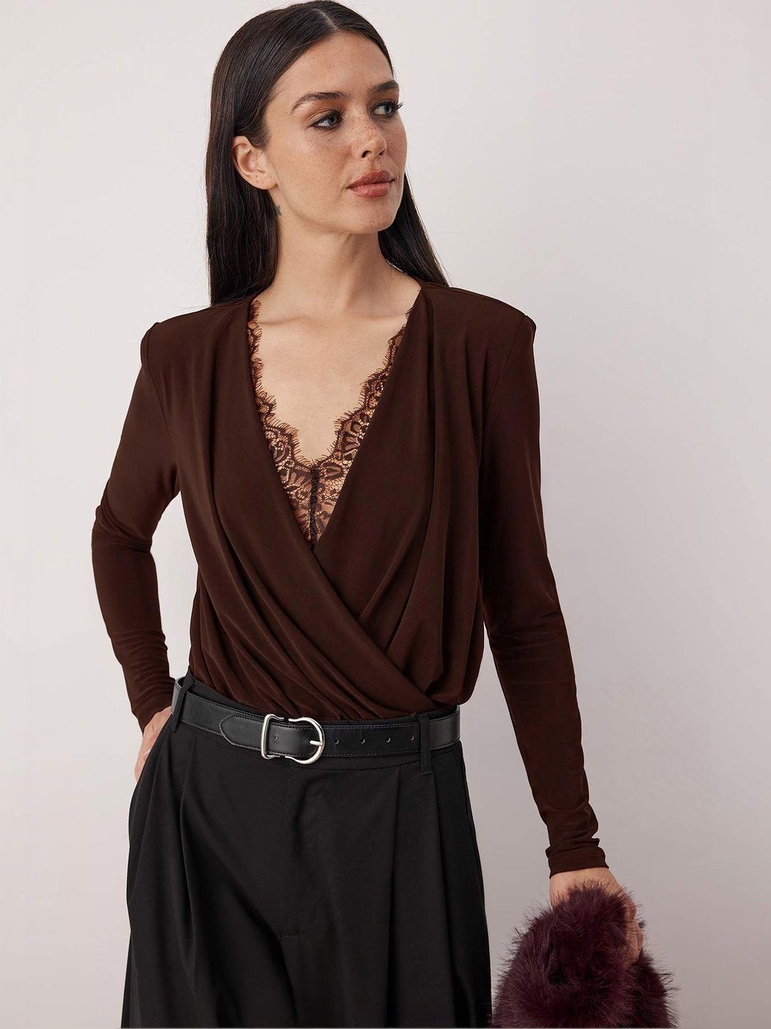 Trendyol V-Neck Bodysuit-picture-45