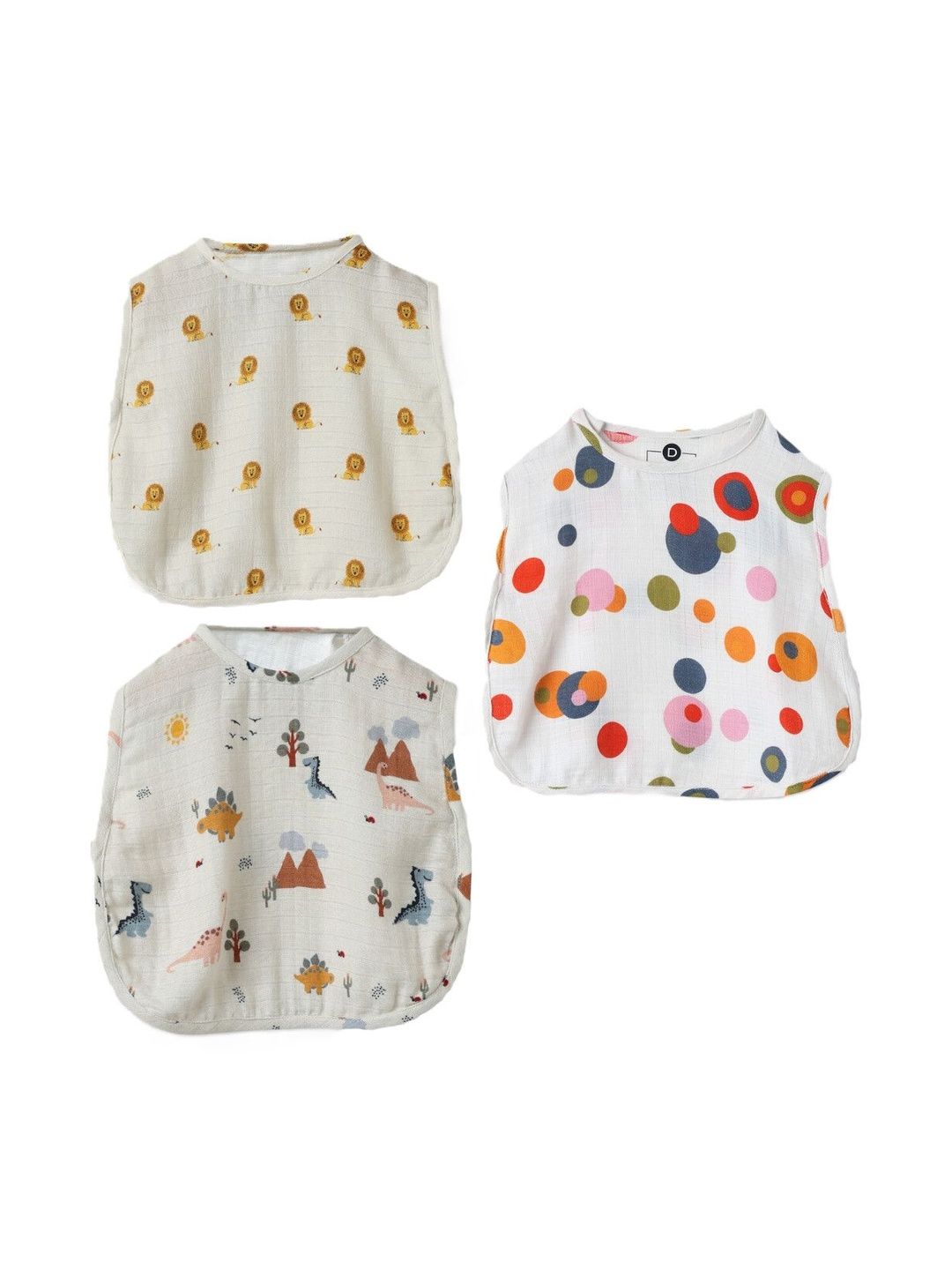 DULAAR Pack of 3 Printed Assorted Cotton Jhabla-picture-19