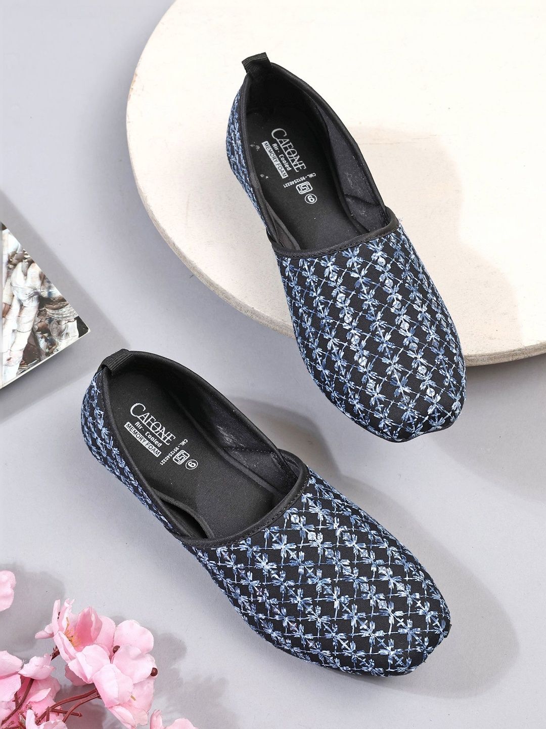 CAFONE Footwear Women Embroidered Mojaris-picture-45