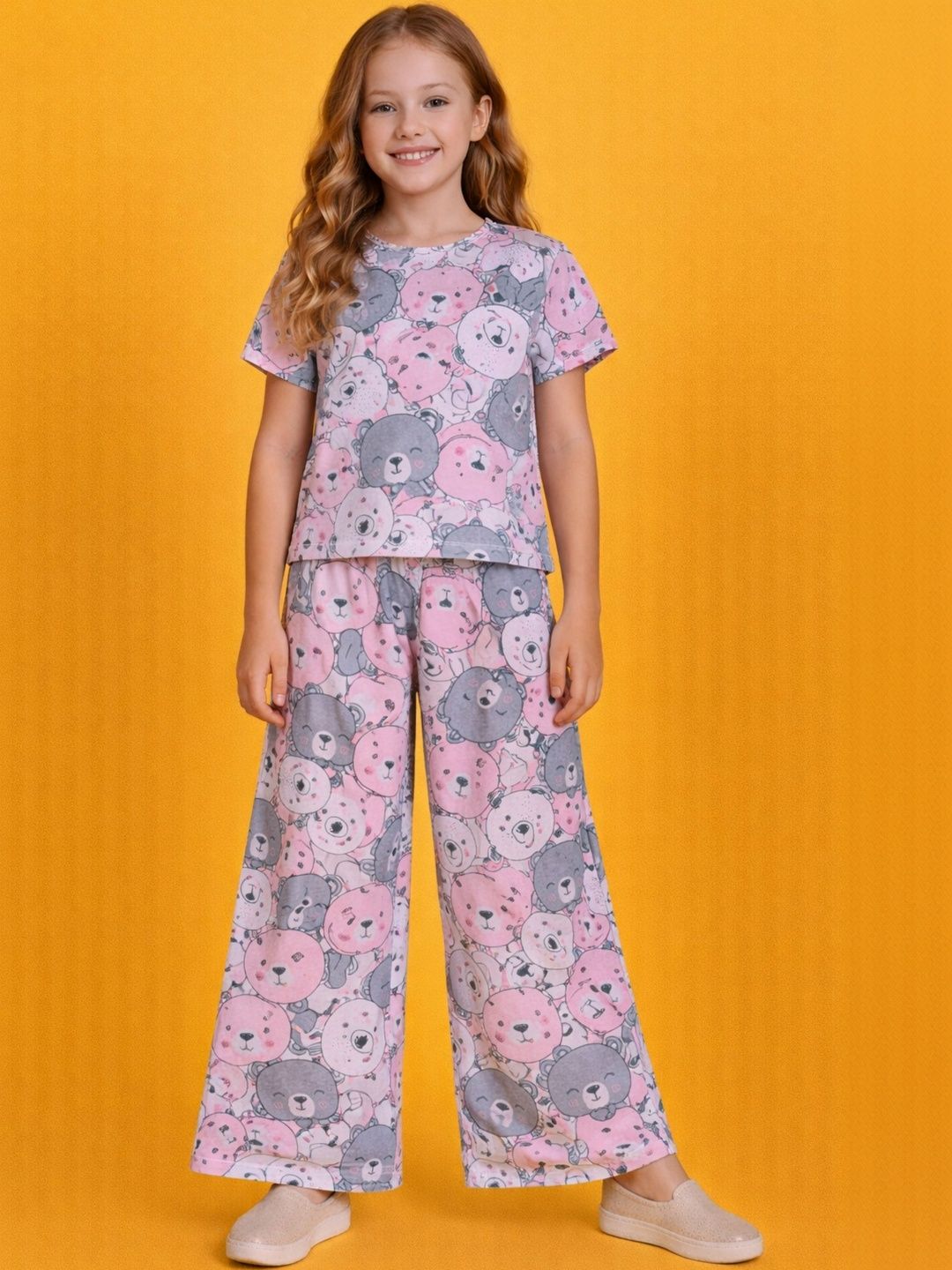 TotzTouch Girls Printed Night suit-picture-16