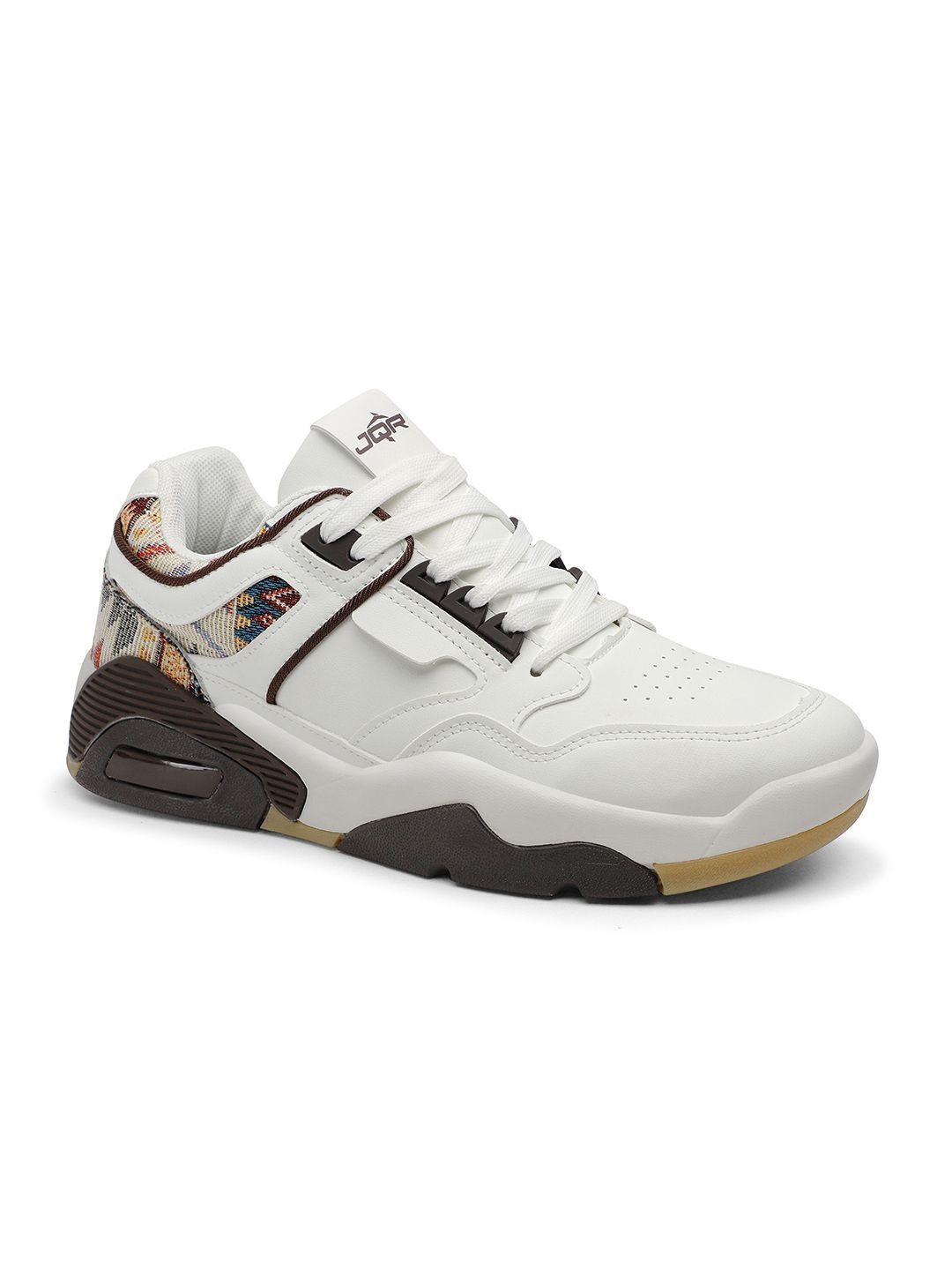 JQR Men FIDELITY Colourblocked PU Sneakers-picture-24