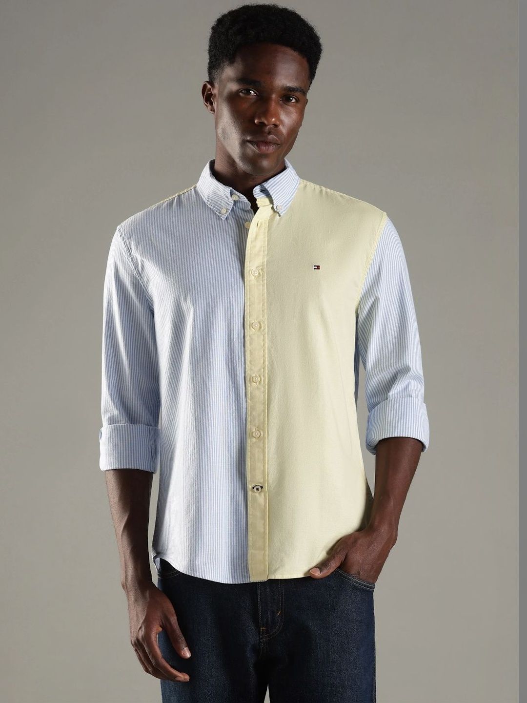 Tommy Hilfiger Men Colourblocked Casual Shirt-picture-39