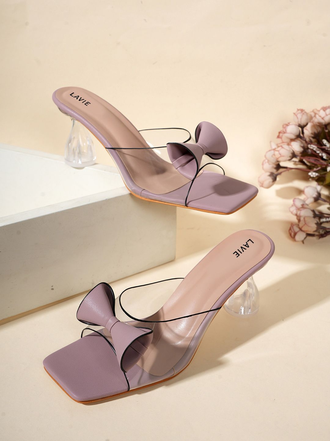 Lavie Party Block Mules with Bows-image-23