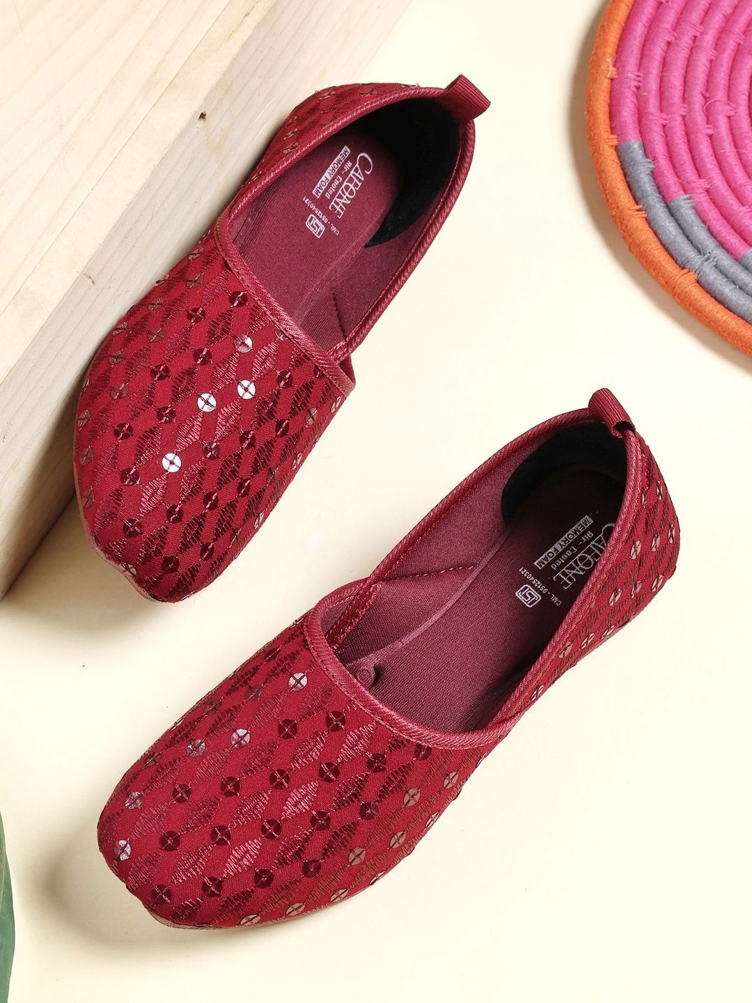 CAFONE Footwear Women Embroidered Mojaris-picture-14