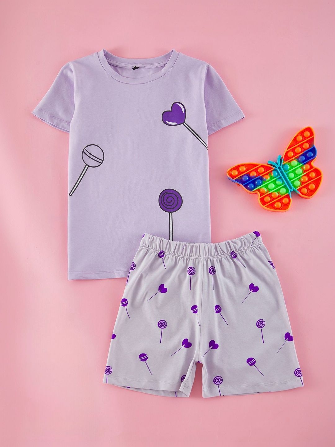 Trendyol Girls Printed Nightdress-image-43
