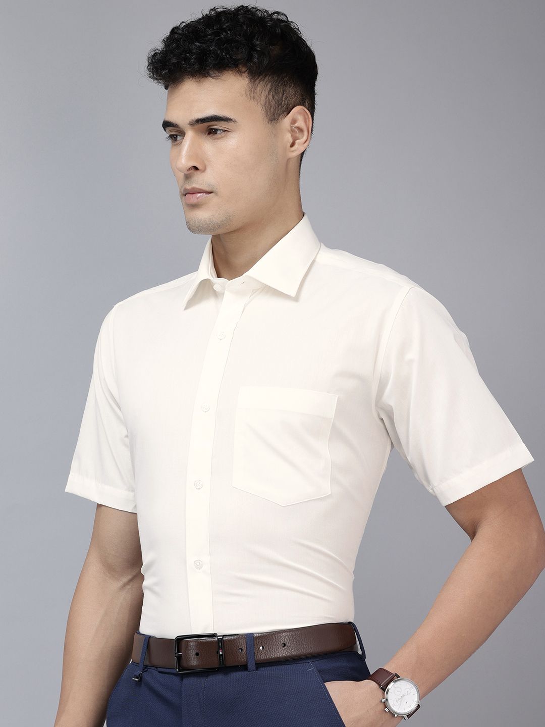 Van Heusen Spread Collar Formal Shirt-image-48
