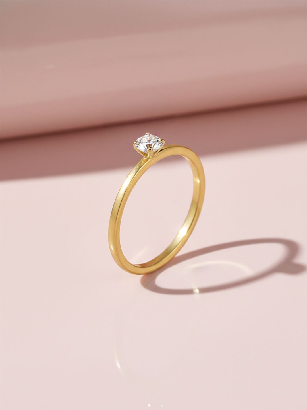 MAEJOY Women Solitaire Lab grown diamond 92.5 Sterling Silver 18KT Rose gold plated ring-picture-17
