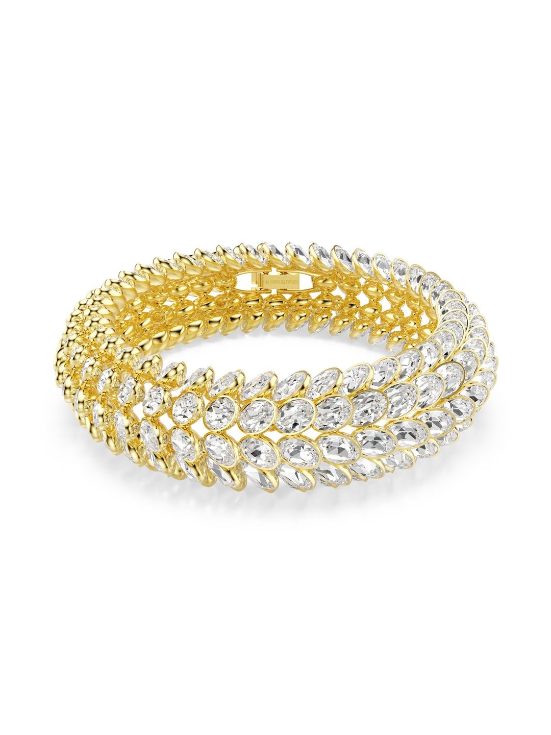 SWAROVSKI Gold-Plated Crystals-Studded Wraparound Bracelet-picture-20