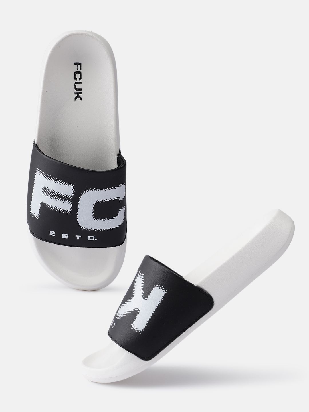 FCUK Men Printed Sliders-image-23