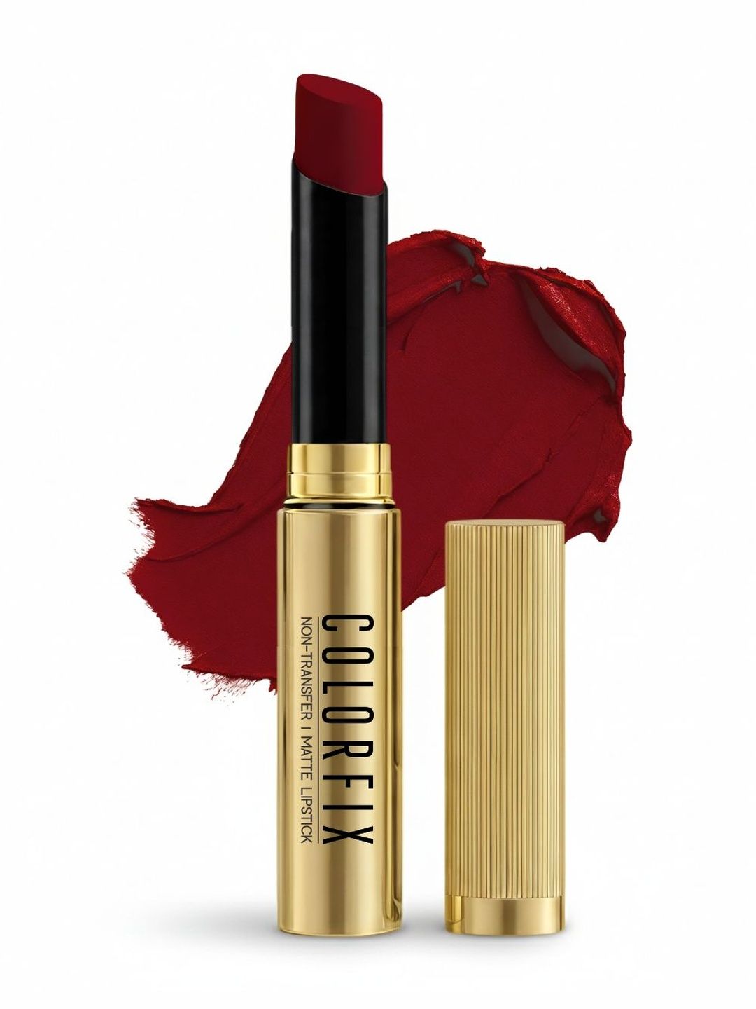 GlamFam Colorflx Non Transfer Matte Lipstick- Maroon Charm-image-45