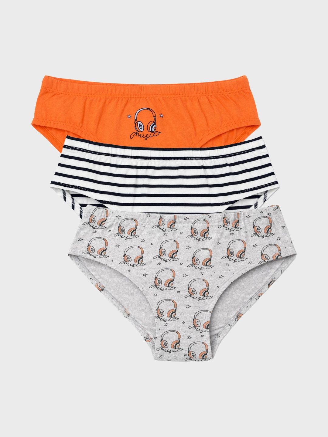 Charm n Cherish Boys Pack of 3 Printed Assorted Cotton Core-image-2