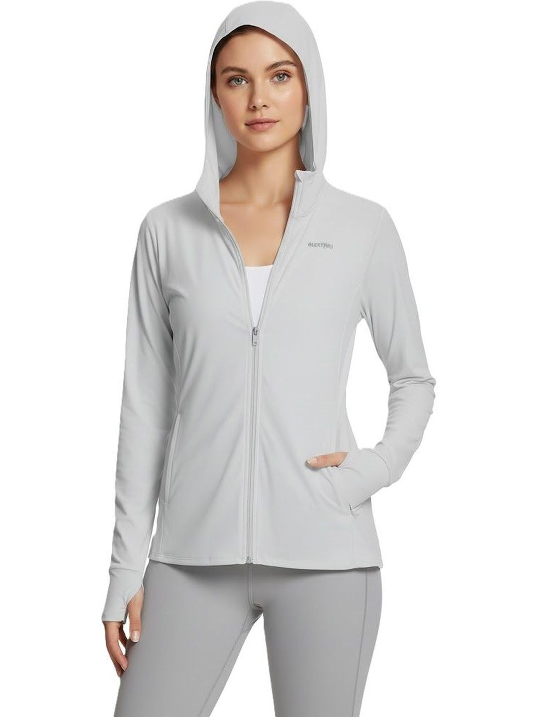 Alexvyan Women Lightweight Running Knitted Jacket