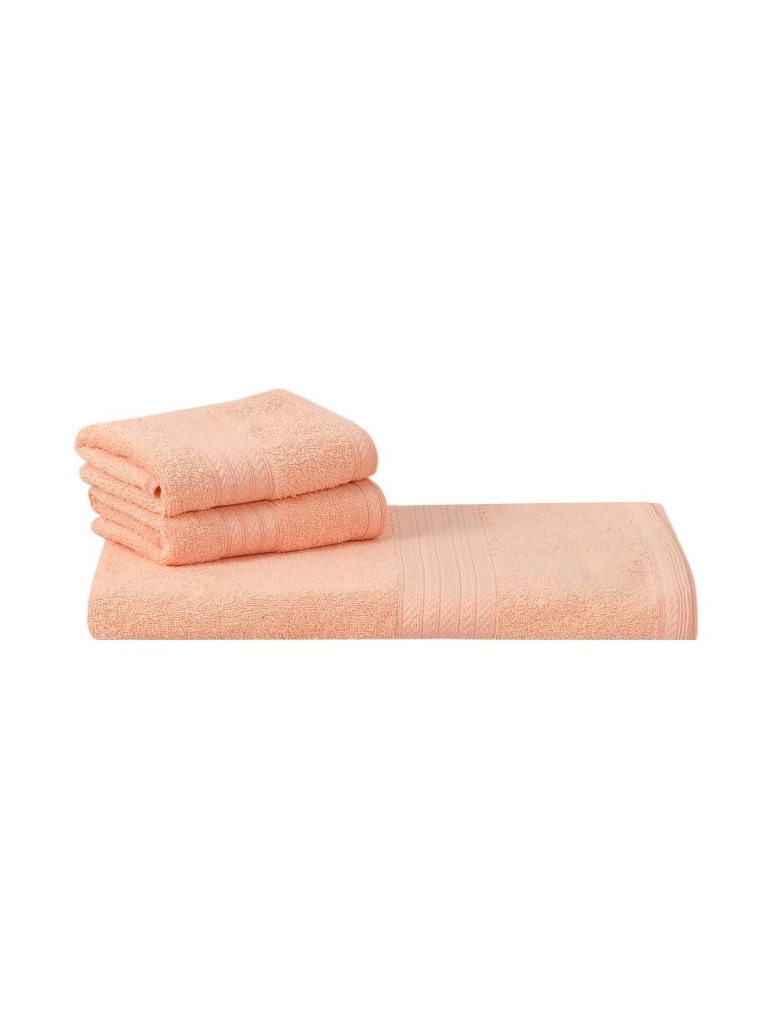MAFATLAL Beige 3 Piece Cotton 450 GSM Towel Set-image-29