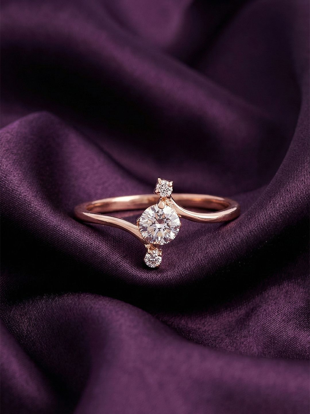 MAEJOY Solitaire Lab Grown Diamond 92.5 Sterling Silver 18KT Rose Gold Plated Ring-picture-31