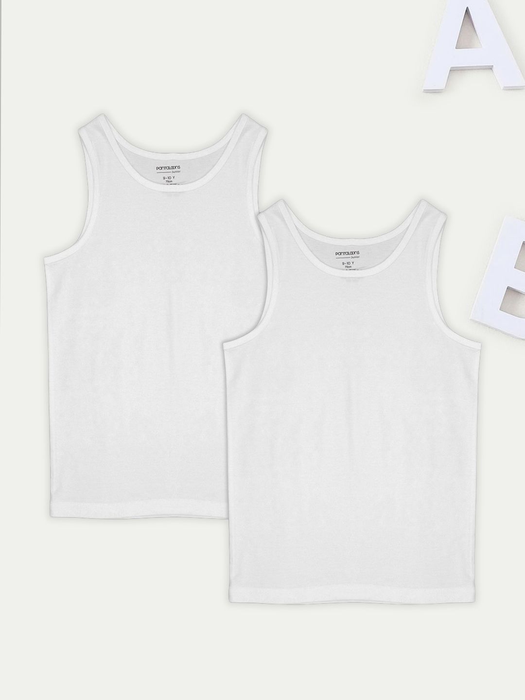 Pantaloons Junior Boys Pack of 2 Cotton Undershirt-picture-25