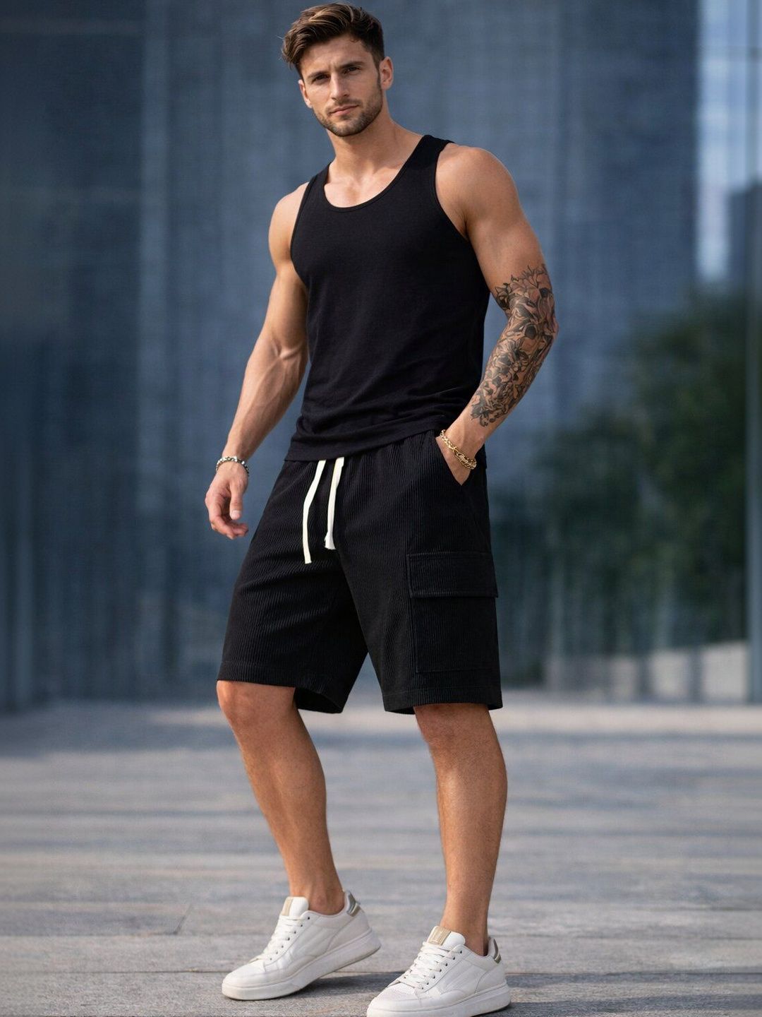 SWADESI STUFF Men Running Sports Shorts-picture-11