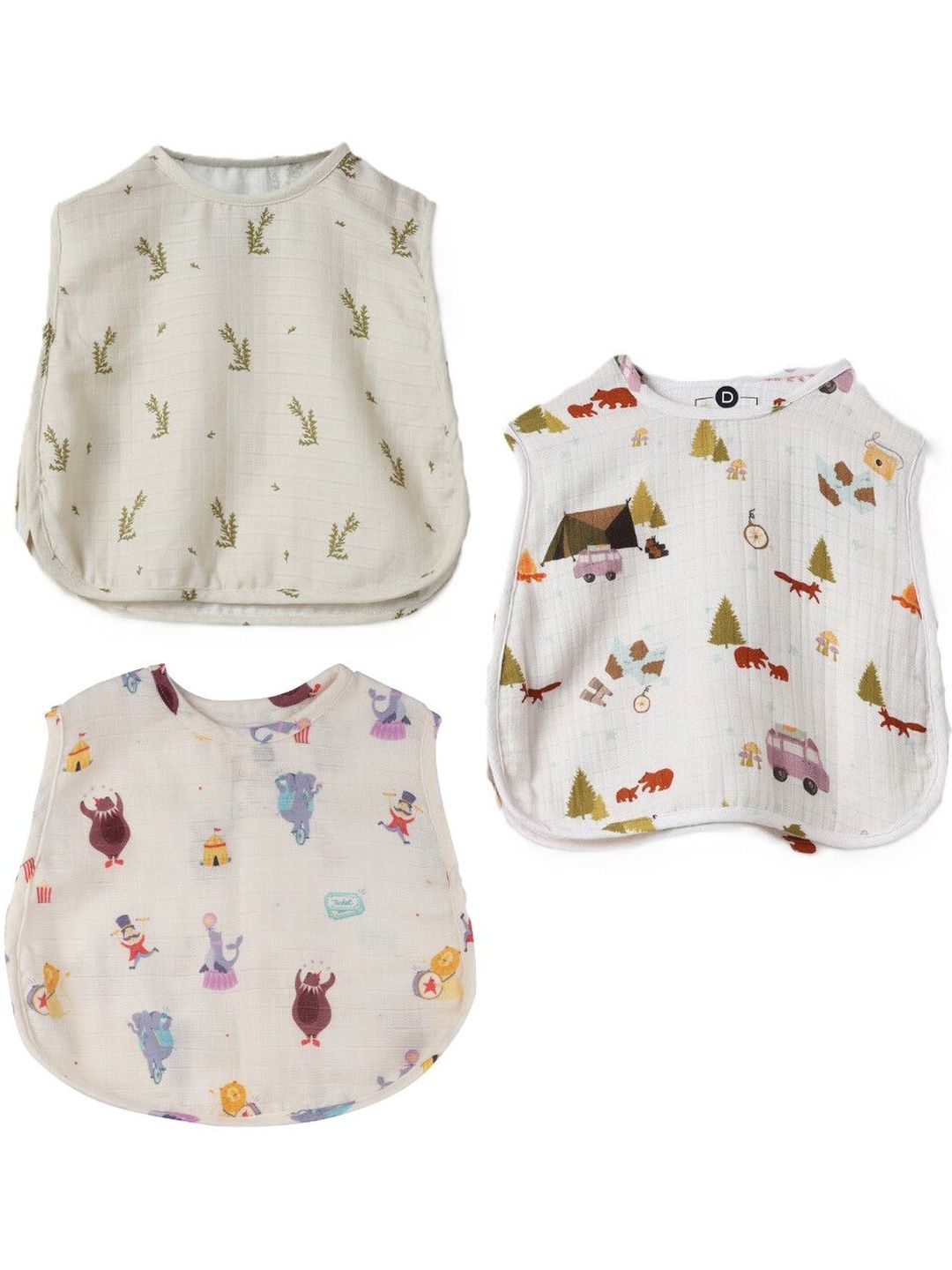 DULAAR Pack of 3 Printed Assorted Cotton Jhabla-picture-20