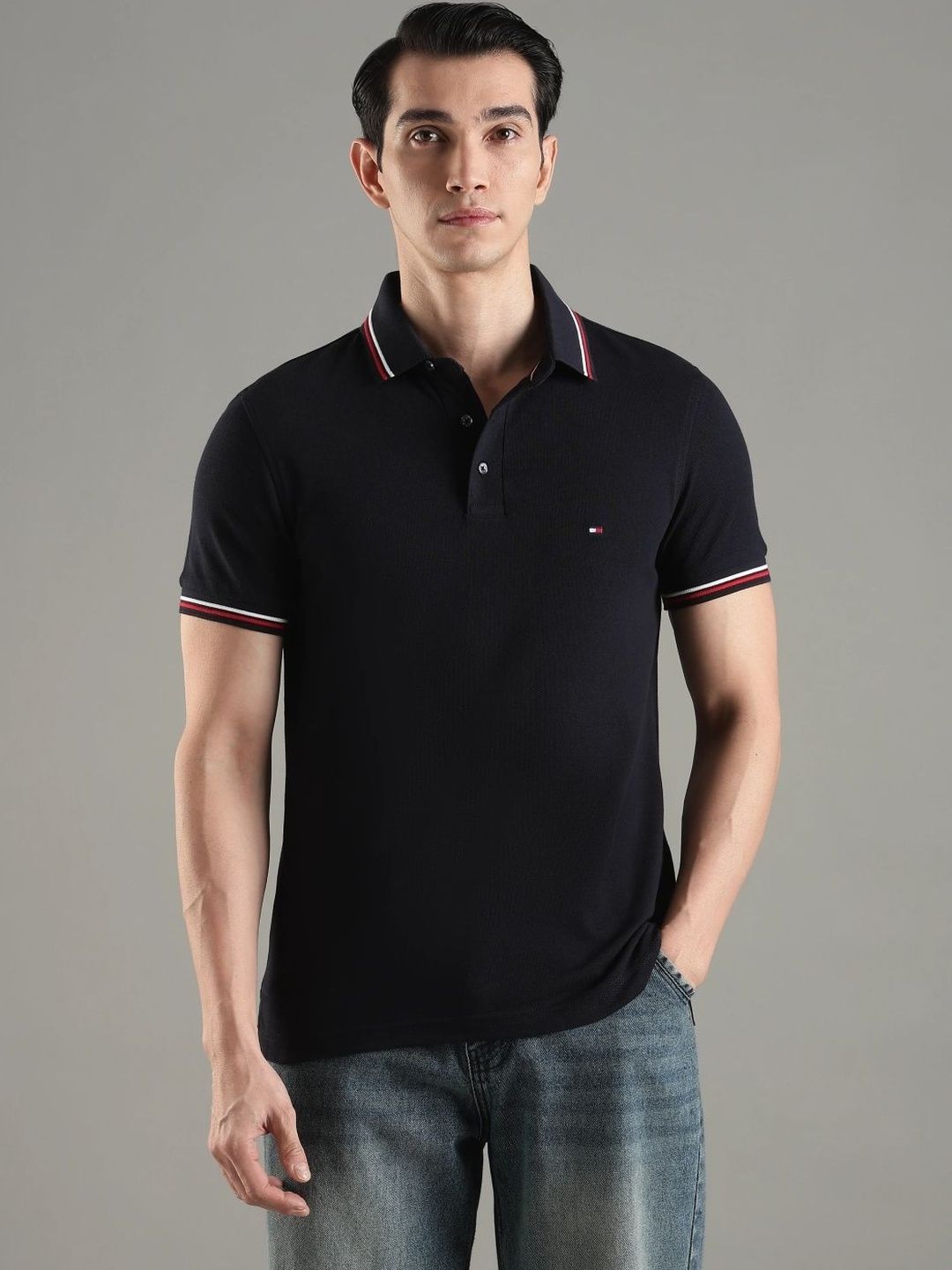 Tommy Hilfiger Men Polo Collar T-shirt-picture-10