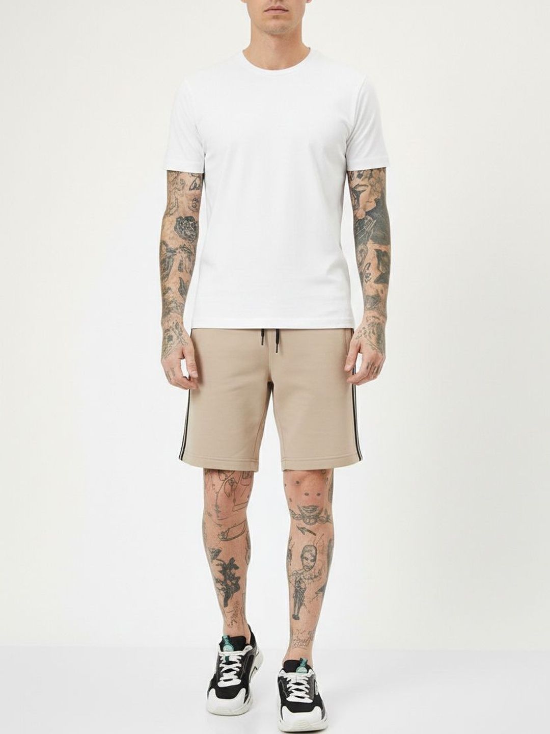 Moda Rapido Men Striped Low-Rise Technology Shorts-picture-32