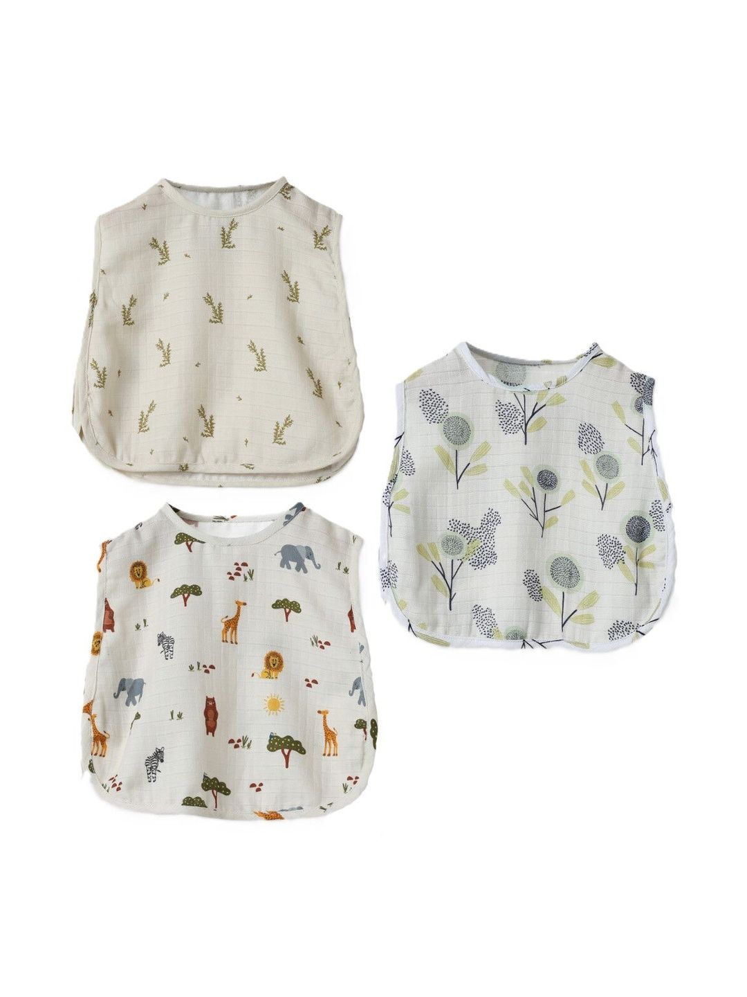 DULAAR Pack of 3 Printed Organic Cotton Jhabla-picture-14