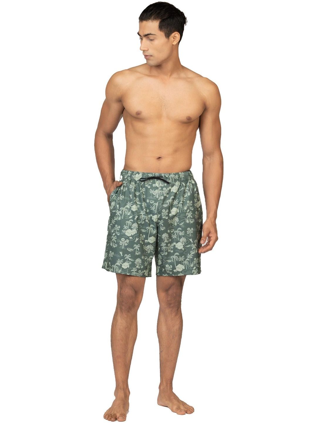 Decathlon Men Printed Swim Shorts Swim Bottoms-image-46