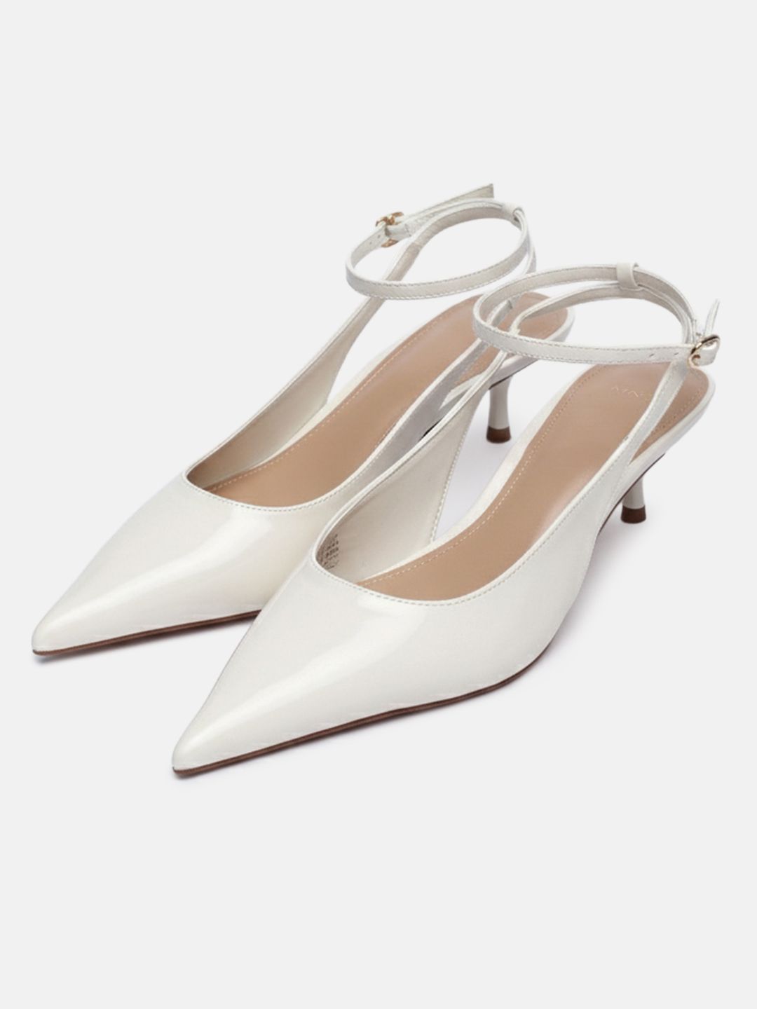 MANGO Kitten Heeled Pumps