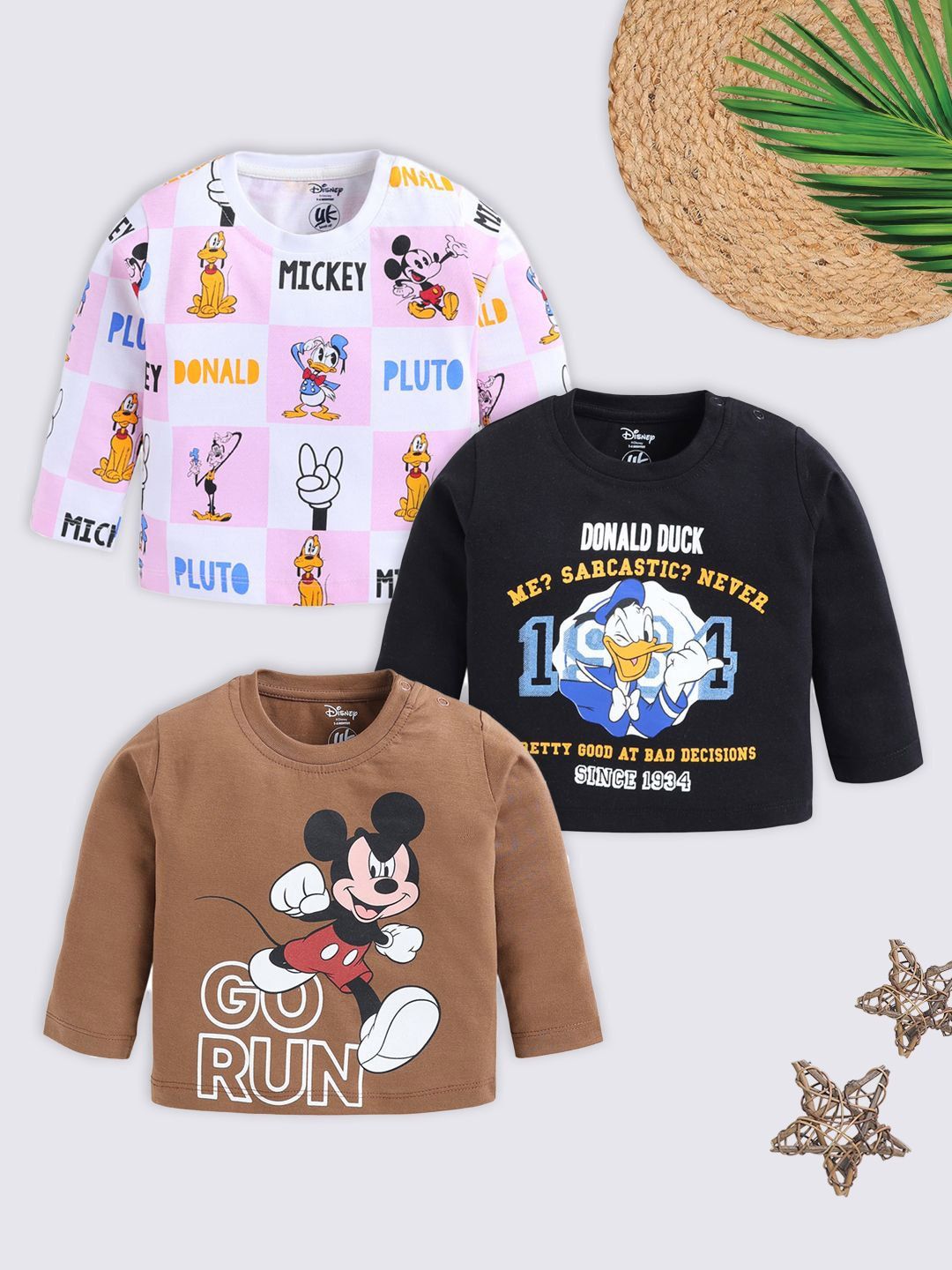 YK Disney Unisex Cotton Tshirts-picture-13