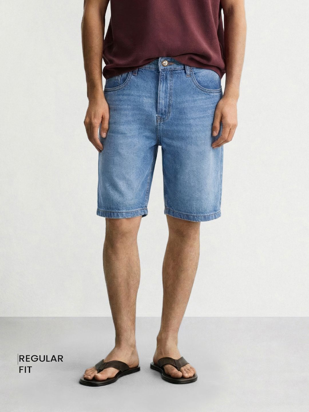 The Indian Garage Co Men Denim Shorts-picture-18
