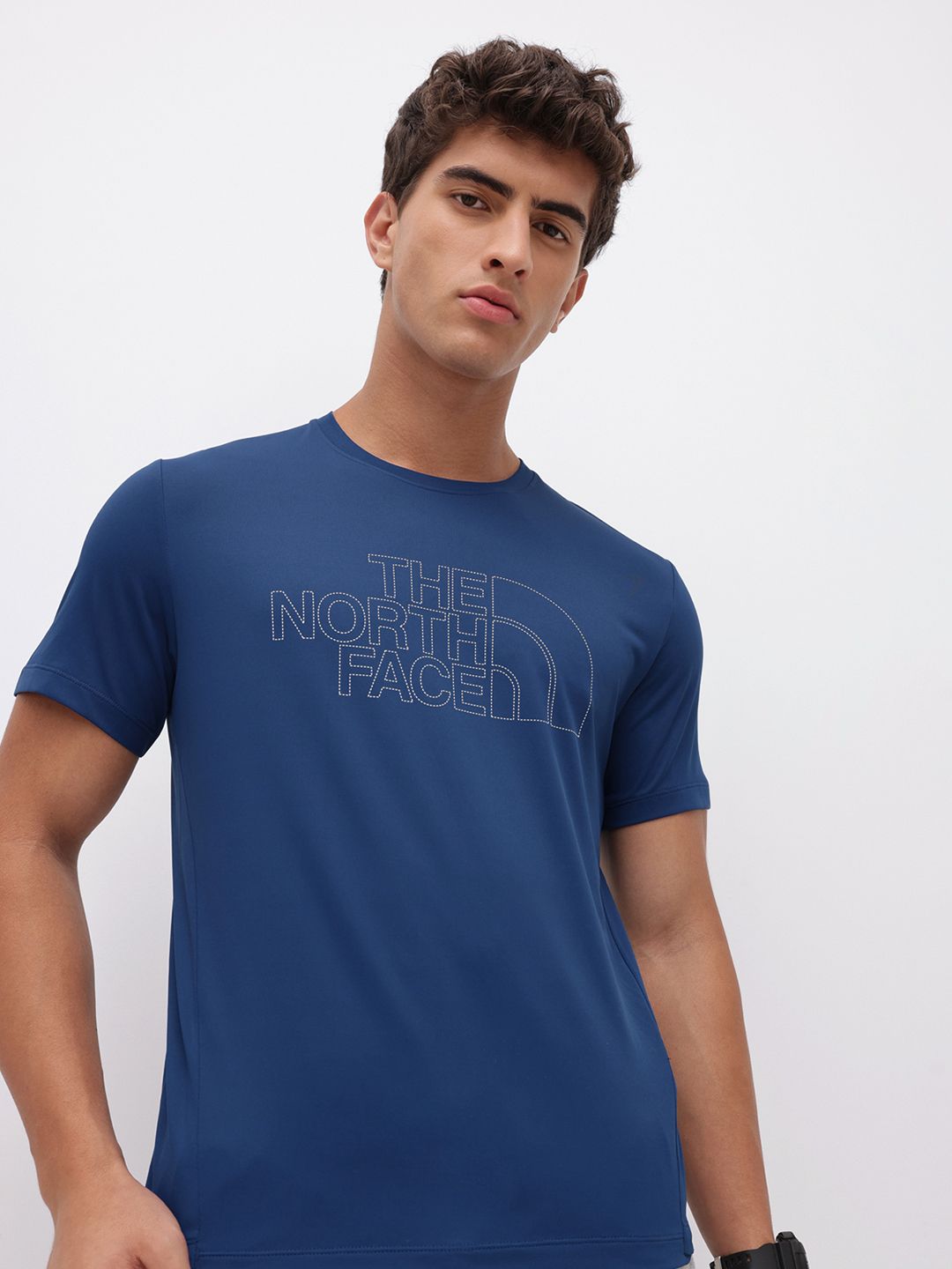 The North Face Brand Logo Printed FlashDry Anti-Odour Sports T-shirt-picture-18