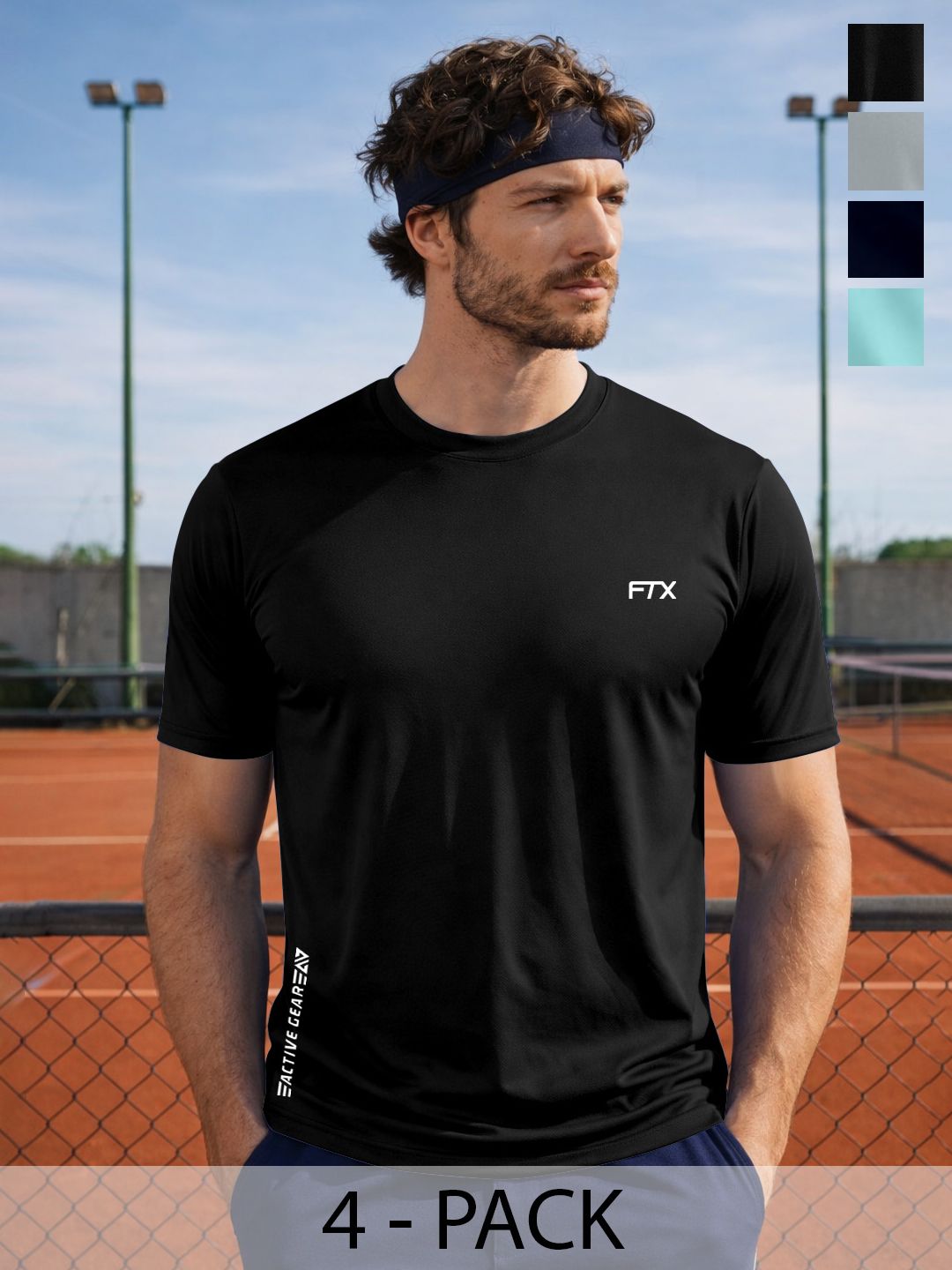 FTX Men Multicoloured Sports T-shirt-picture-24