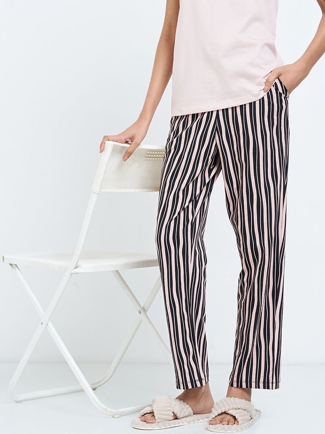Dreamz by Pantaloons Printed Cotton Mid-Rise Straight Lounge Pants-picture-28