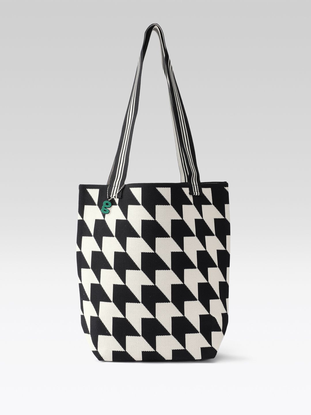 glitchez Self Design Geometric Tote Bag-picture-38